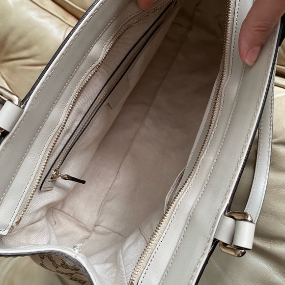 LKNW Gucci Mayfair COA with Modifications GG Bow Detail Canvas Leather - Picture 13 of 16